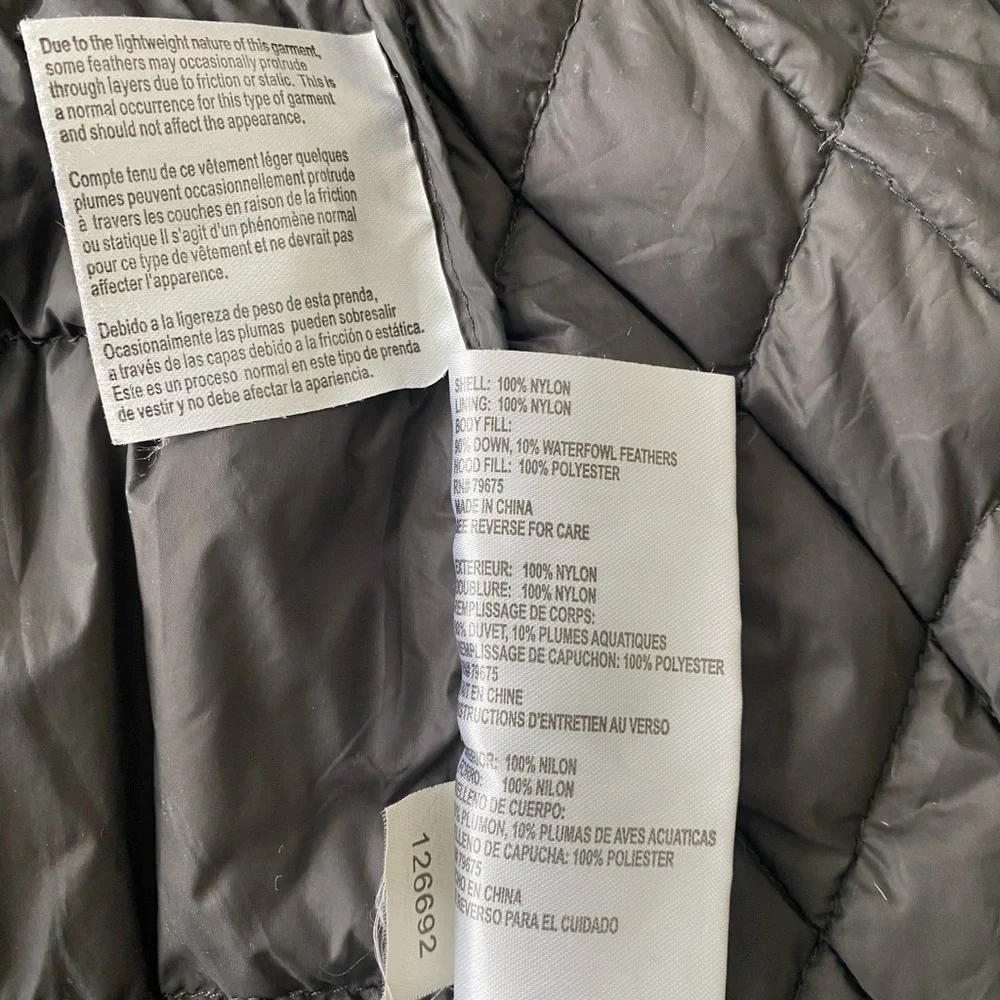 Michael Kors Black Quilted Puffer Coat XS